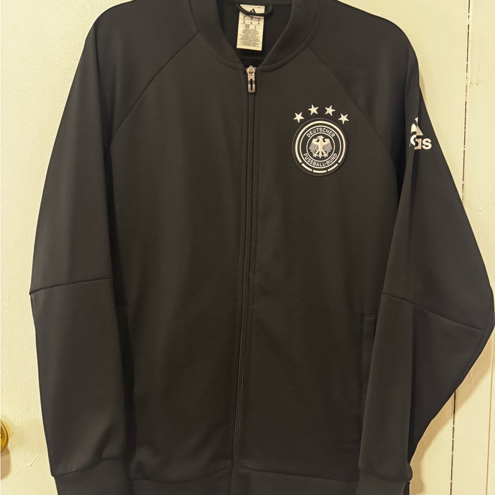 Adidas Black Zip-Up Jacket
